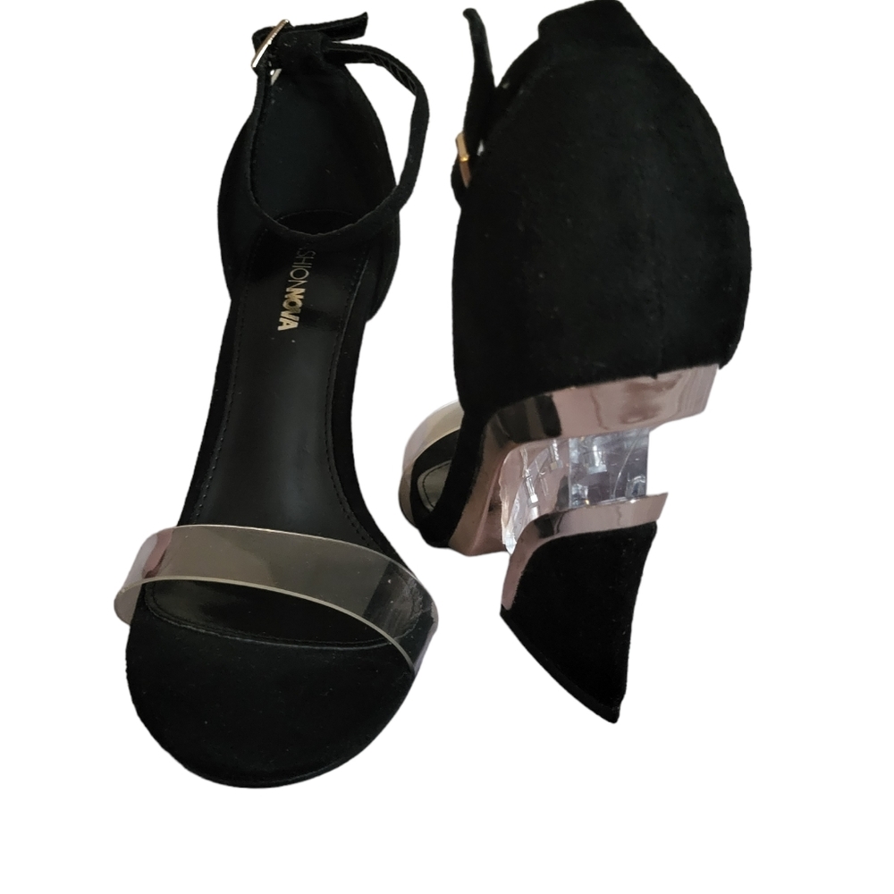 Ankle Strap Wedge Sandals - Picture 4 of 5
